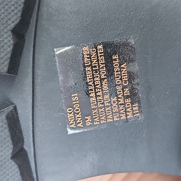 Steve Madden Aniko Black Leather Ankle Boots - Picture 8 of 8